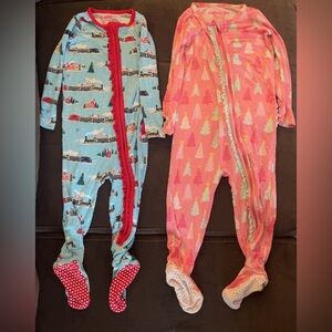 RuffleButts Christmas Sleepers 12-18 Month